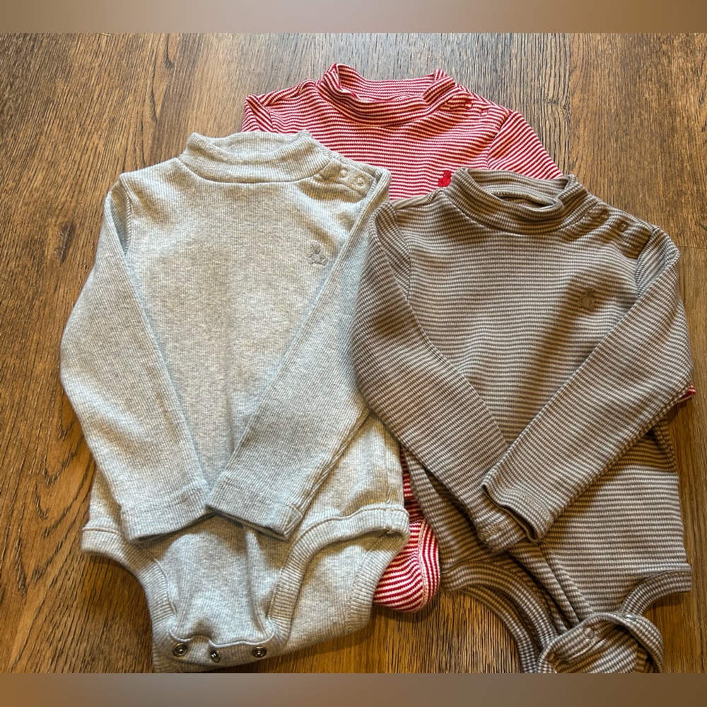 Set of Three Baby Bodysuits baby Gap